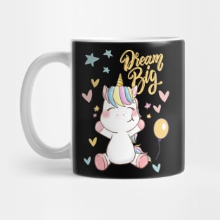 Sweet Unicorn Dream big Cute baby outfit great for kids toddlers baby shower Mug